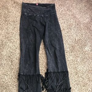 Fringe Yoga Pants